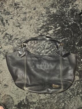 Dooney & Bourke Classic Black Leather Handbag